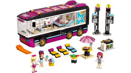 udstødning Becks kontakt Pop Star Tour Bus - 41106 - Lego Building Instructions