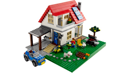 Hvor Fancy jomfru Hillside House - 5771 - Lego Building Instructions
