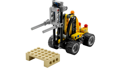 Mini Forklift 8290 Lego Building Instructions